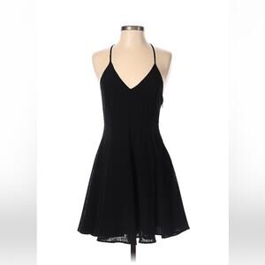 Mulayaa fit and flare cocktail party little black dress, small
